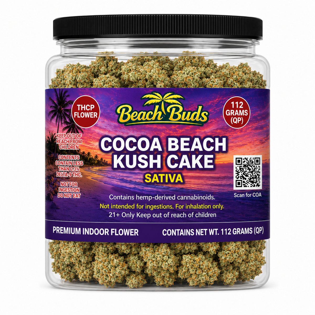 Cocoa Beach Kush Cake THCP Flower