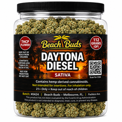 Daytona Diesel THCP Flower 112g packaged product