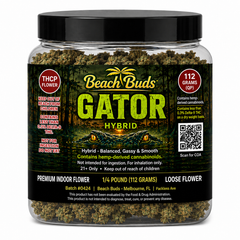 Gator THCP Flower 112g packaged product