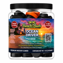 Ocean Driver THCP Flower 1oz packaged product