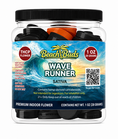 Wave Runner THCP Flower 1oz packaged product